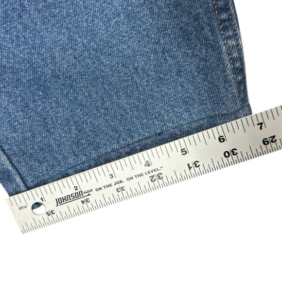 L L Bean Original Fit Jeans Relaxed Womens 12P Petite Blue Elastic Waist Y2K - Picture 6 of 12